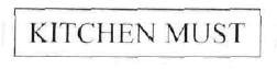 KITCHEN MUST | logo