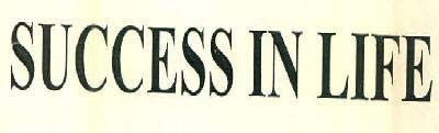 SUCCESS IN LIFE logo