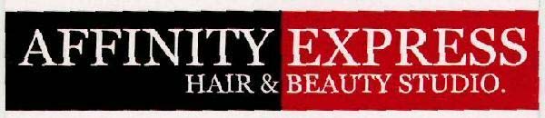 AFFINITY EXPRESS HAIR & BEAUTY STUDIO. logo