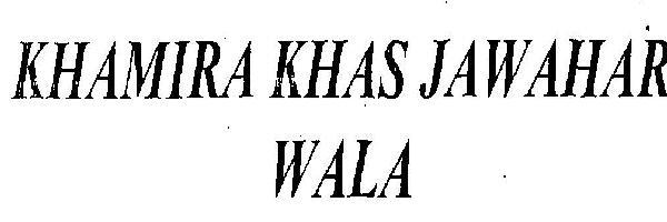 KHAMIRA KHAS JAWAHAR WALA logo