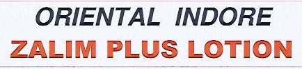ORIENTAL INDORE ZALIM PLUS LOTION logo