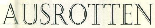 AUSROTTEN logo