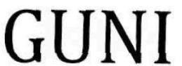 GUNI logo