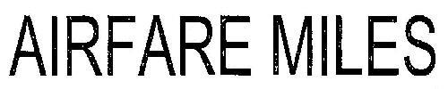AIRFARE MILES logo