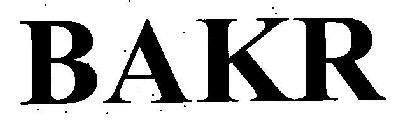 BAKR logo