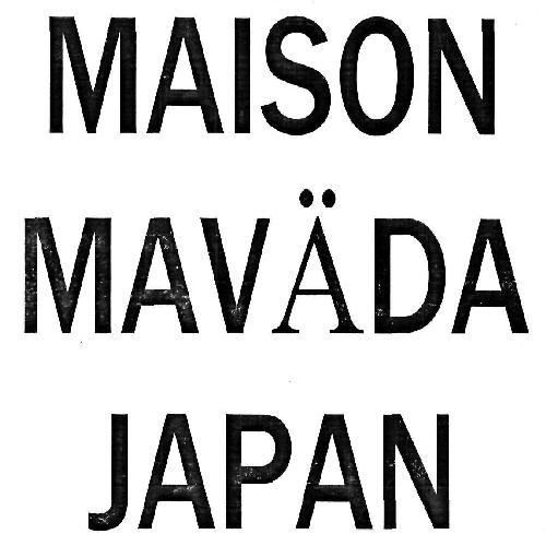 MAISON MAVADA JAPAN logo