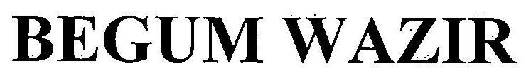 BEGUM WAZIR logo