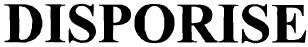 DISPORISE logo