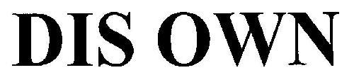DIS OWN logo