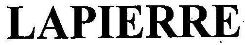 LAPIERRE logo