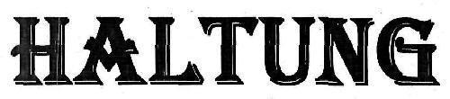 HALTUNG logo