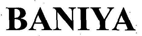 BANIYA logo