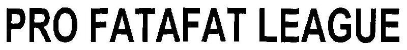 PRO FATAFAT LEAGUE logo