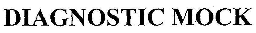 DIAGNOSTIC MOCK logo