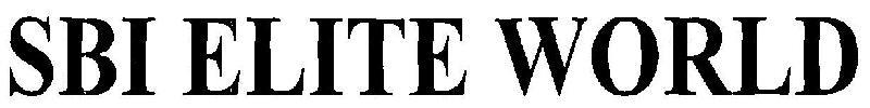 SBI ELITE WORLD logo