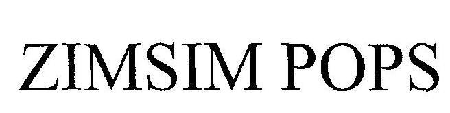 ZIMSIM POPS logo