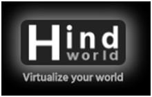 ind H world Virtualize your world logo