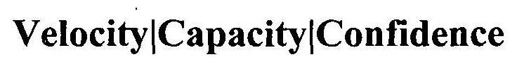 Velocity|Capacity|Confidence logo