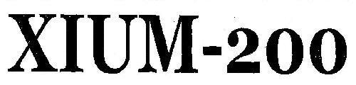 XIUM-200 logo