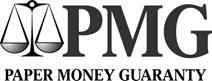 PAPER MONEY GUARANTY logo
