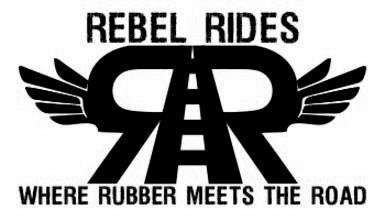 REBEL RIDES WHERE RUBBER MEETS THE ROAD logo