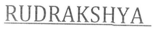 RUDRAKSHYA_ logo