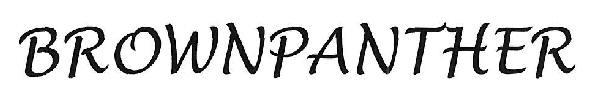 BROWNPANTHER logo