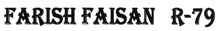 FARISH FAISAN R-79 logo