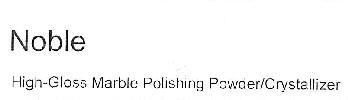 Noble High-Gloss Marble Polishing Powaer/Crystellizer logo