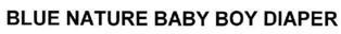 BLUE NATURE BABY BOY DIAPER logo
