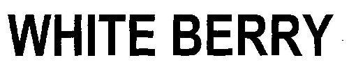 WHITE BERRY logo