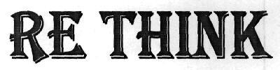 RE THINK logo