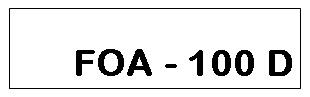 FOA - 100 D logo