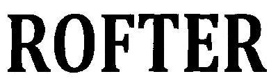 ROFTER logo