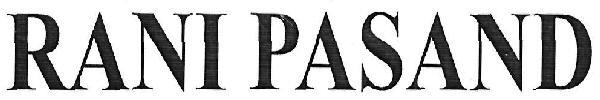 RANI PASAND logo