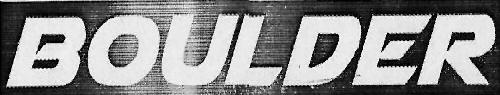 BOULDER logo