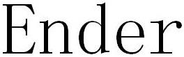 Ender logo