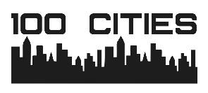 100 CITIES logo