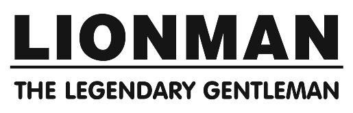 LIONMAN THE LEGENDARY GENTLEMAN logo