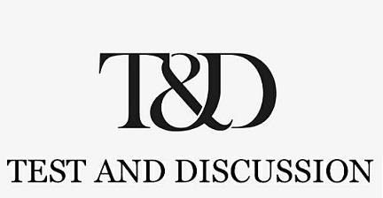 TEST AND DISCUSSION logo
