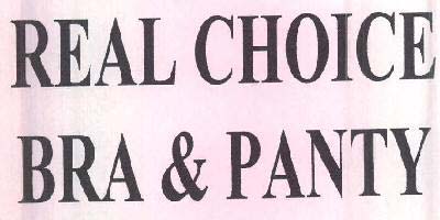 REAL CHOICE BRA & PANTY logo