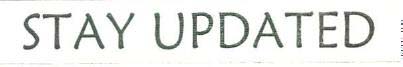 STAY UPDATED | logo
