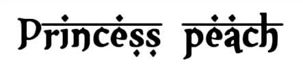 Princess peach logo
