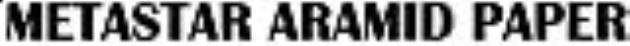 METASTAR ARAMID PAPER logo