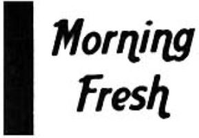 Morning Fresh logo