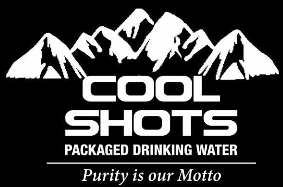 SHOTS PACKAGED DRINKING WATER Purity is our Motto logo