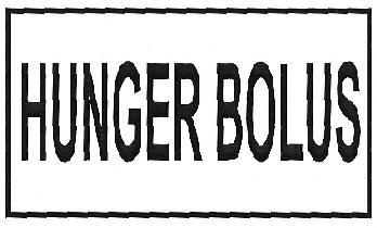 HUNGER BOLUS logo