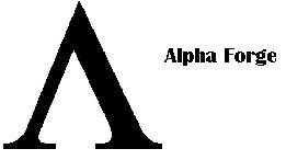 A Alpha Forge logo