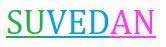 SUVEDAN logo