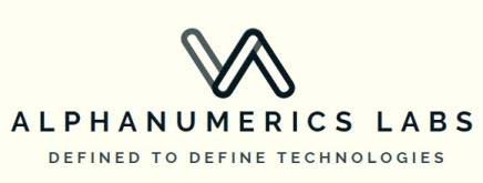 ALPHANUMERICS LABS DEFINED TO DEFINE TECHNOLOGIES logo